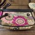 Spartina 449 Daufuskie Island Genuine Leather Nat. Linen Pink/Beige Floral Bag