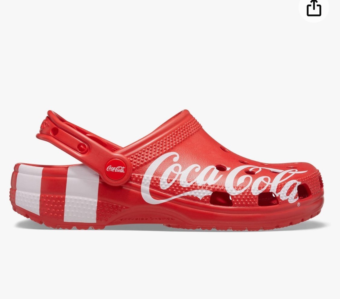 Crocs Unisex-Adult Coca Cola x Crocs Classic Clog, Official Coca Cola Merchandis