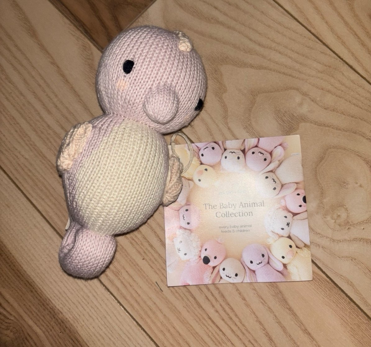 Cuddle + Kind lilac seahorse