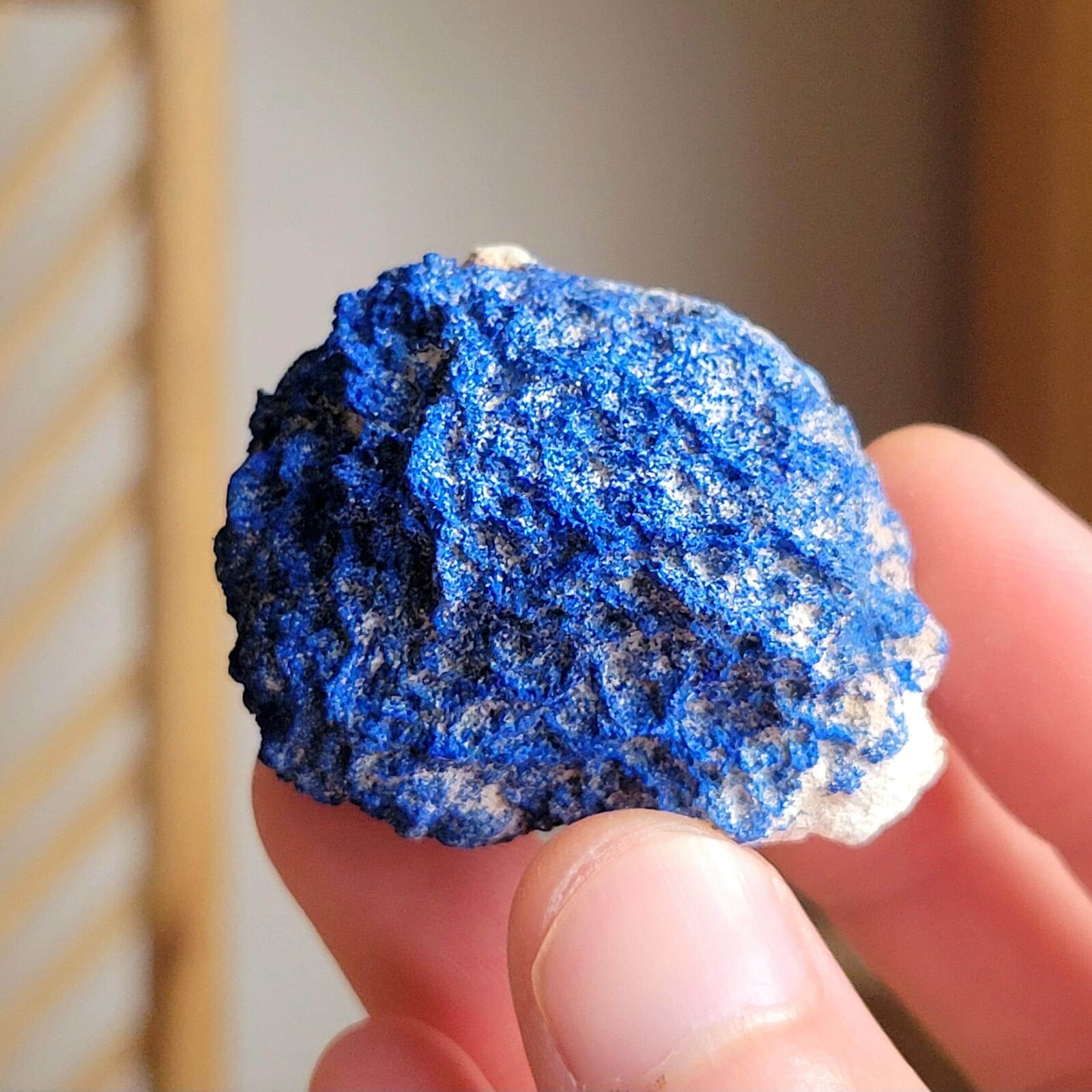 Azurite from Bou Beker, Morocco