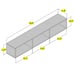 DECOHAUS - Wall Mounted TV Stand & Media Console for TVs up to 80\