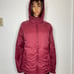 Burton Puffy Jacket Hooded Women’s Size M Ski Snowboard Burgundy EUC