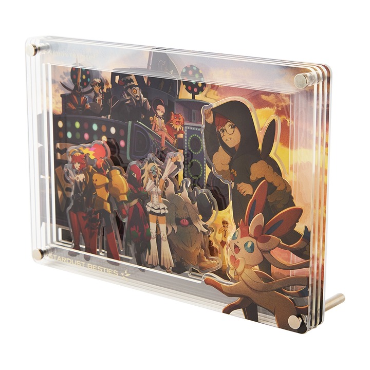 Pokemon Trainers Scarlet & Violet Stardust Besties Acrylic Artwork Display