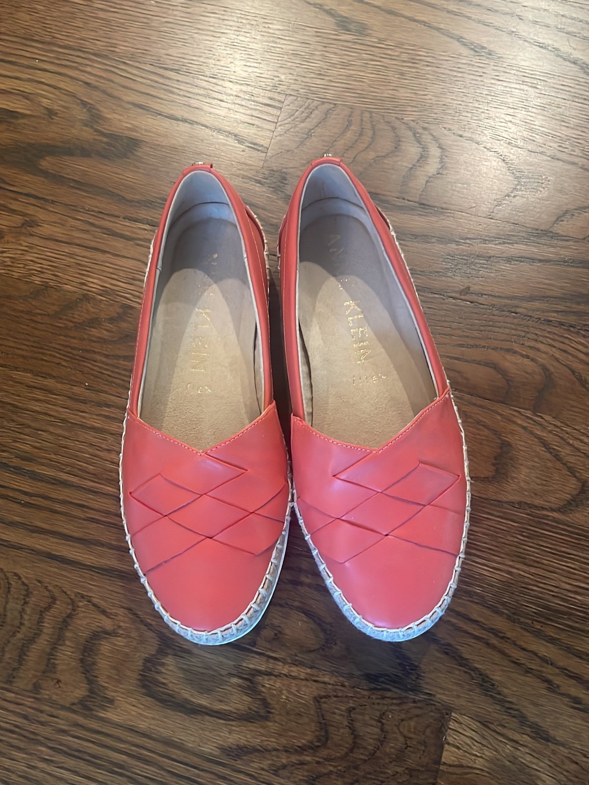 Anne Klein Zasha Espradilles , Coral, Size 7-1/2