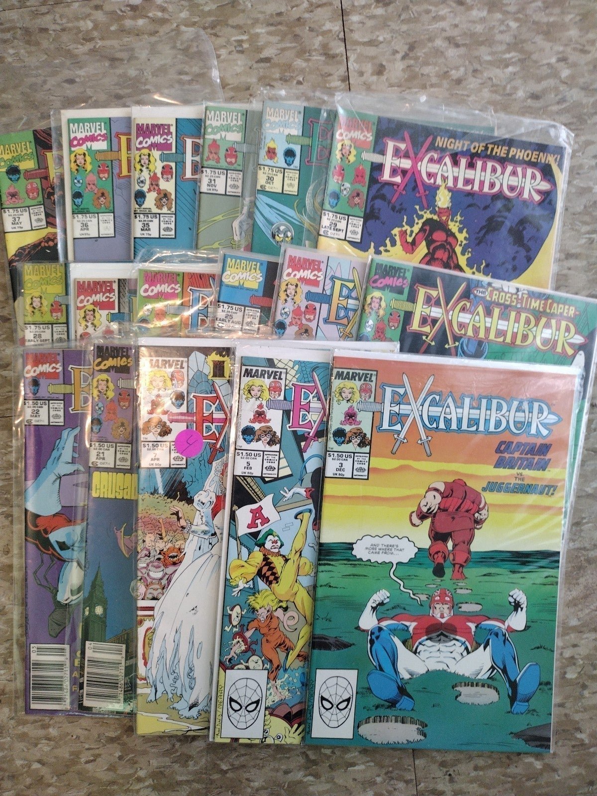Excalibur #3-42 + annual#1; 28 lot; 1989+; like new condition, free shipping