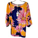 Trina Turk Tropical Floral Swim Bathing Suit Cover Up Tunic Dress Size Medium