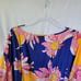 Trina Turk Tropical Floral Swim Bathing Suit Cover Up Tunic Dress Size Medium