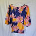 Trina Turk Tropical Floral Swim Bathing Suit Cover Up Tunic Dress Size Medium