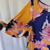 Trina Turk Tropical Floral Swim Bathing Suit Cover Up Tunic Dress Size Medium
