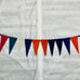 Vintage 1960s Original 8 American Baseball Team Mini Pennant Set
