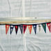 Vintage 1960s Original 8 American Baseball Team Mini Pennant Set