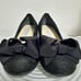 【New】Bridget Birkin Walk Black Pumps with Ribbon, Size 23cm