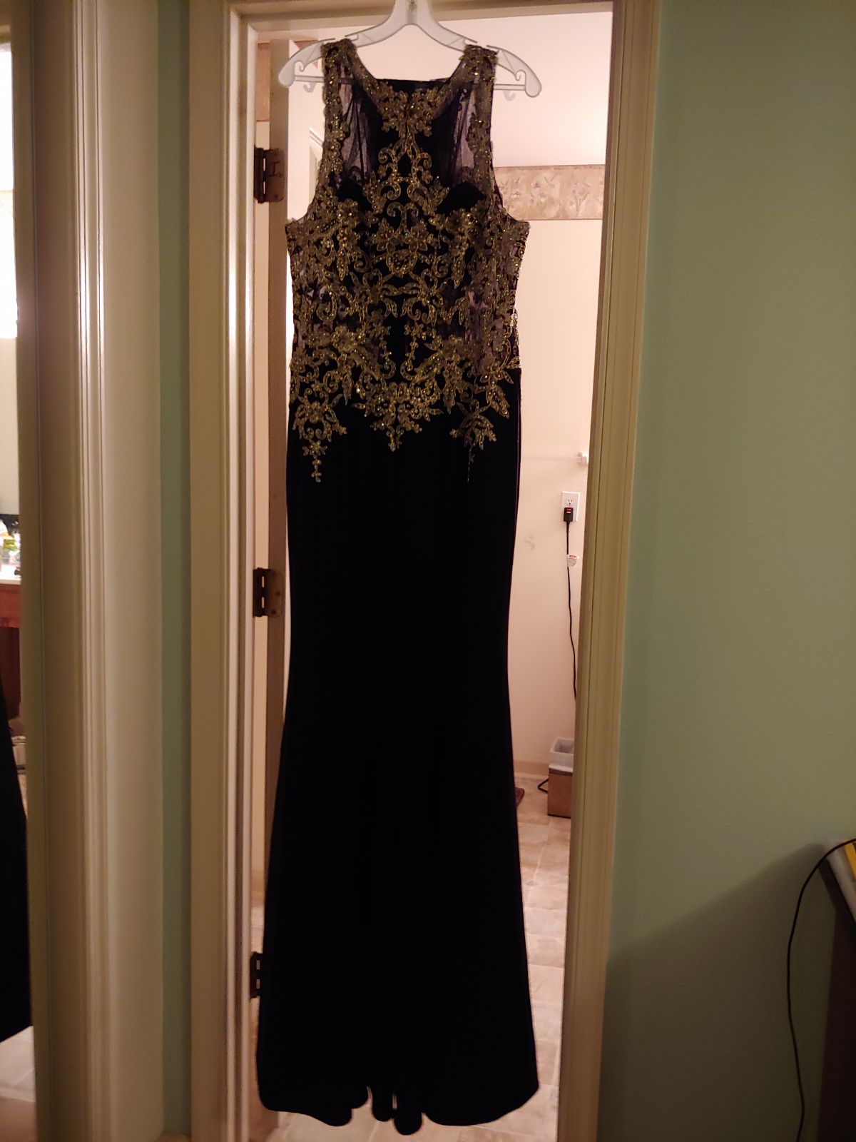 XXL Embellished Evening Gown