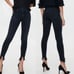 Agolde Sophie Mid-Rise Skinny Ankle Jeans in Shout Washed Black Raw sz 27
