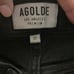 Agolde Sophie Mid-Rise Skinny Ankle Jeans in Shout Washed Black Raw sz 27
