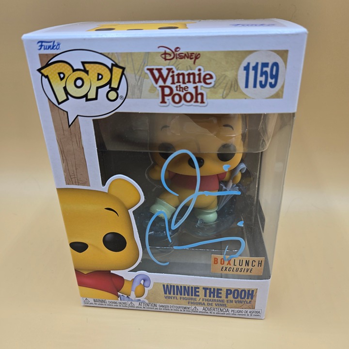Jim Cummings signed Winnie the Poo #1159 - Funko Pop - Box Lunch Exclusive