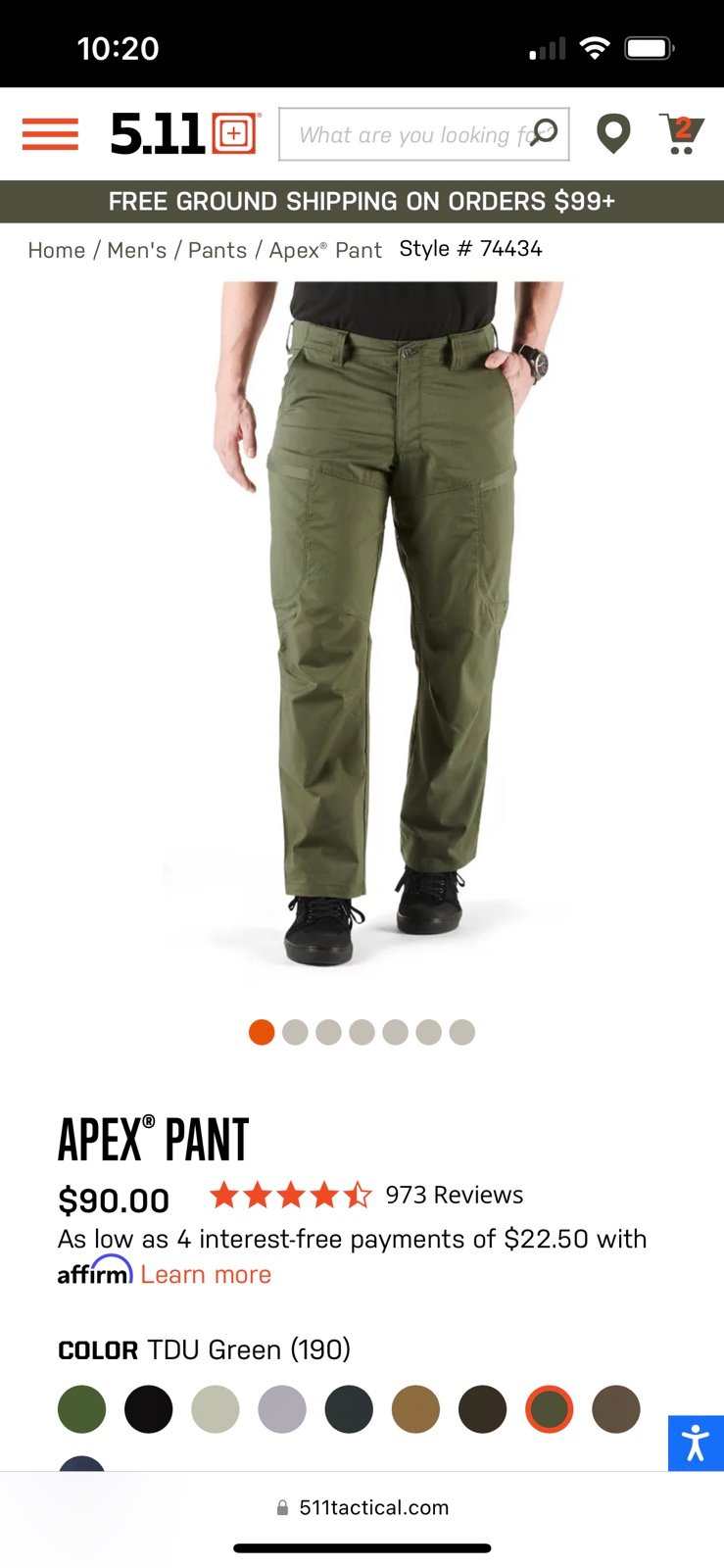 5.11 Apex Pant