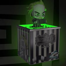 NEW Beetlejuice Light Up Jack in the Box Popcorn Tin....Limited Edition