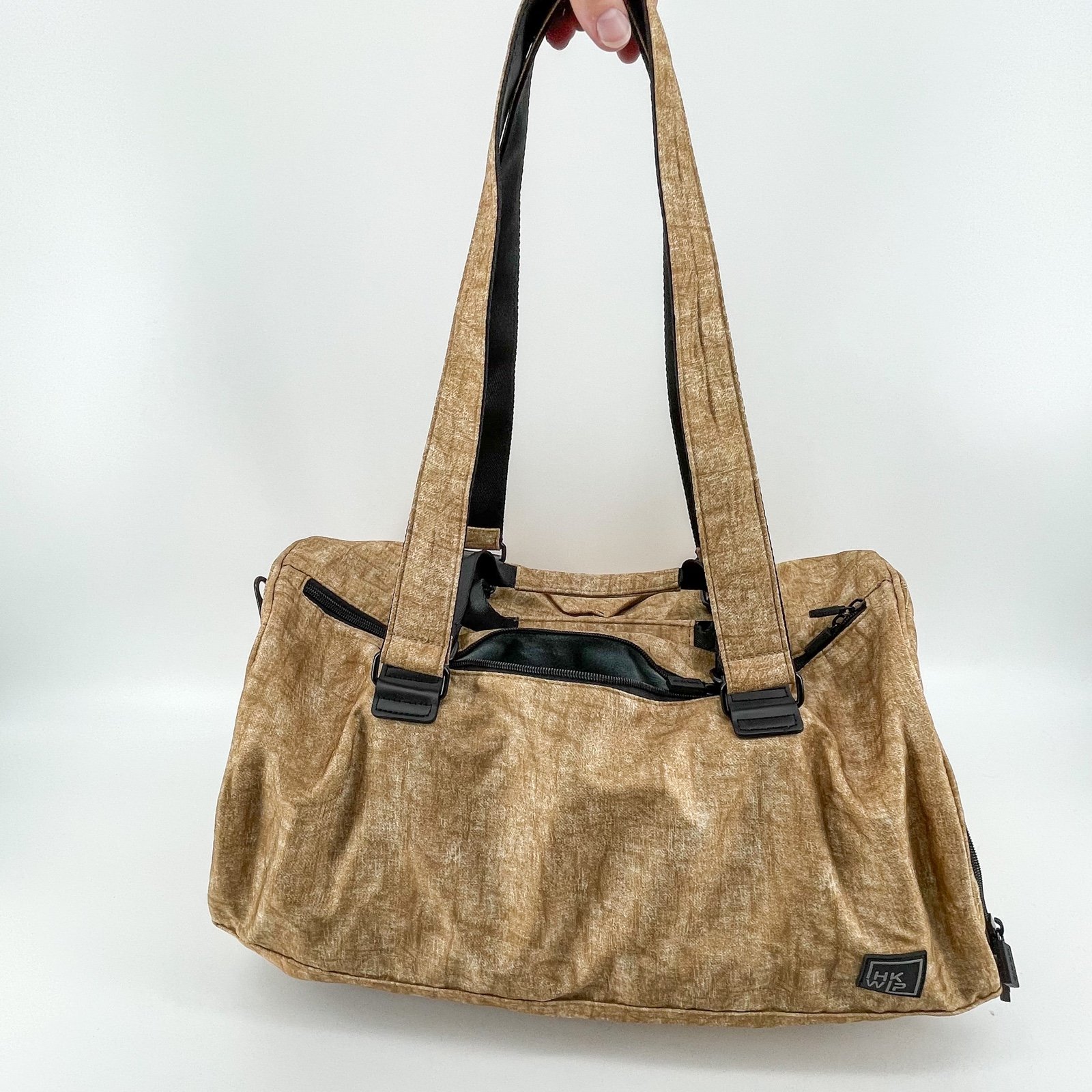 IHKWIP NWT Weekender Duffle Bag Denim Wash Honey Travel