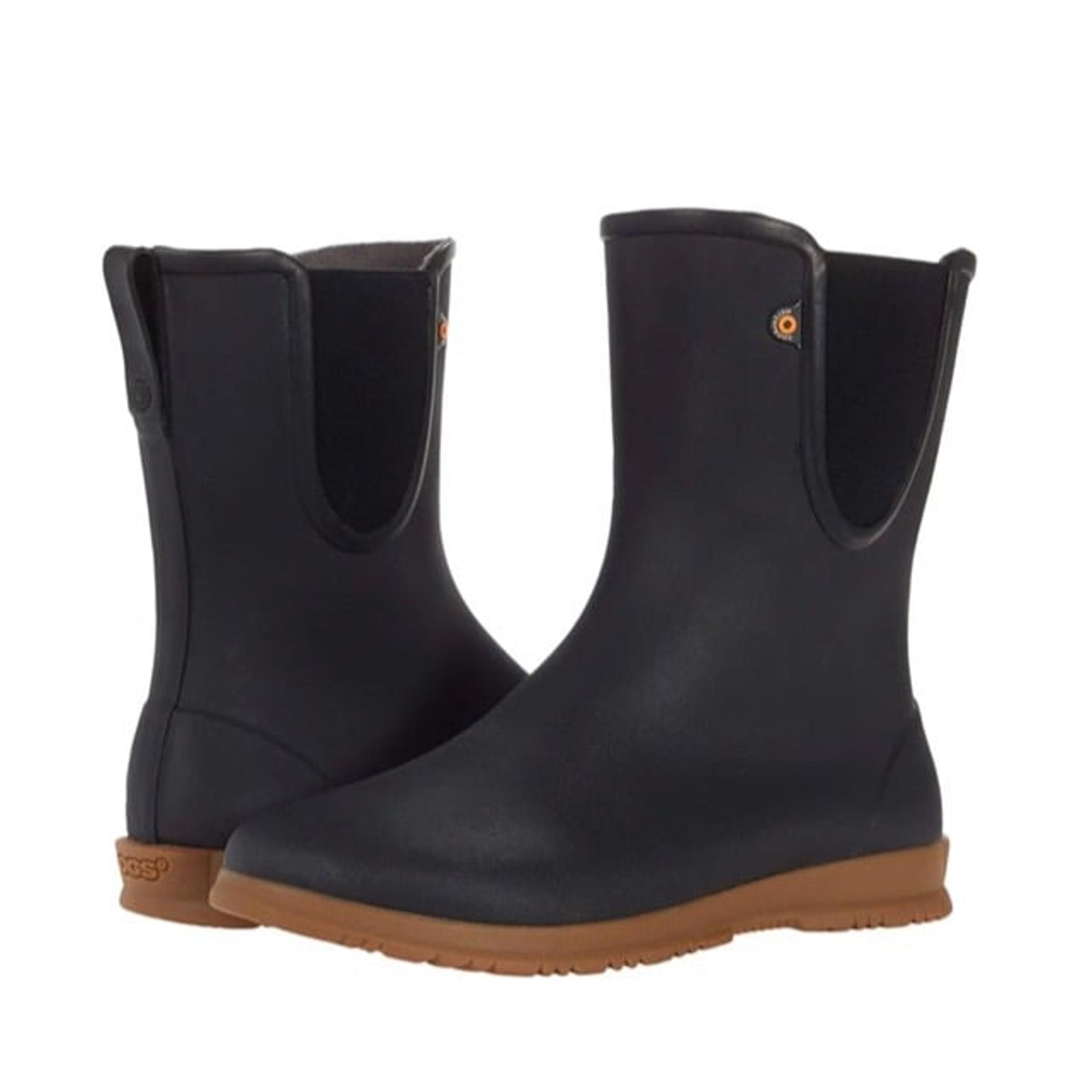 BOGS Women's Sweetpea Tall Rain Boots Soft Toe in Black Size 9 Waterproof New