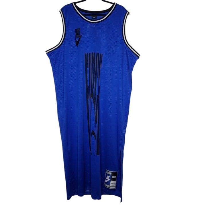 Nike Sportswear Equality BJM Jersey Midi Dress CU6787-405 XXL Tall NWT