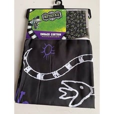 Beetlejuice Sandworm Strange And Unusual Shower Curtain 70 X 72” Fabric NEW