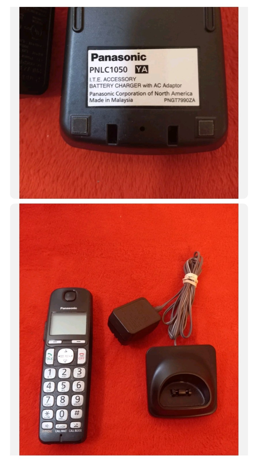 Panasonic Cordless Phone model # KX-TGEA40 With Base PNLC1050