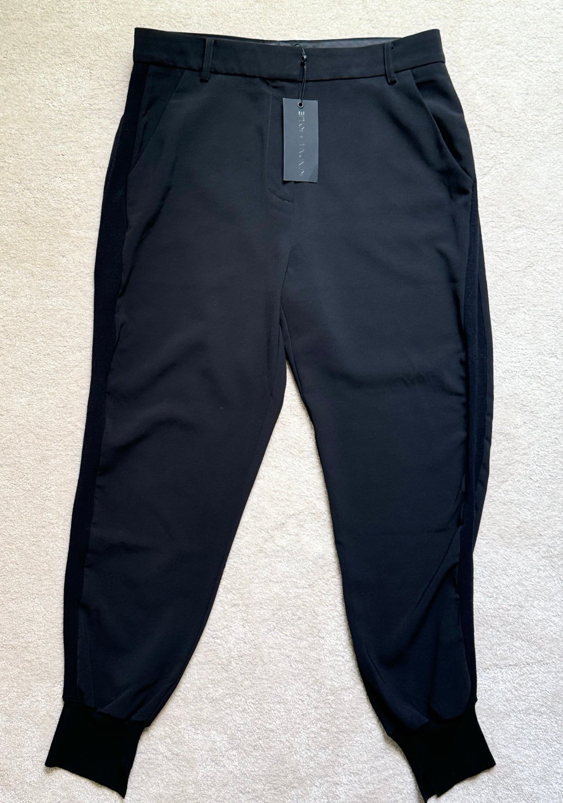 Kendall & Kylie Womens Black Tuxedo Dress Pants - Black - Sz L - NWT