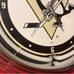 Pittsburgh Penguins NHL Hockey Chrome Double Rung Neon Clock Garage ManCave READ