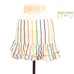 Place Nationals Rainbow Stripe Tiered Ruffle Hem Skirt