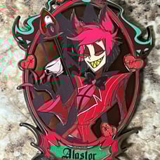Hazbin Hotel Alastor Enamel Pin