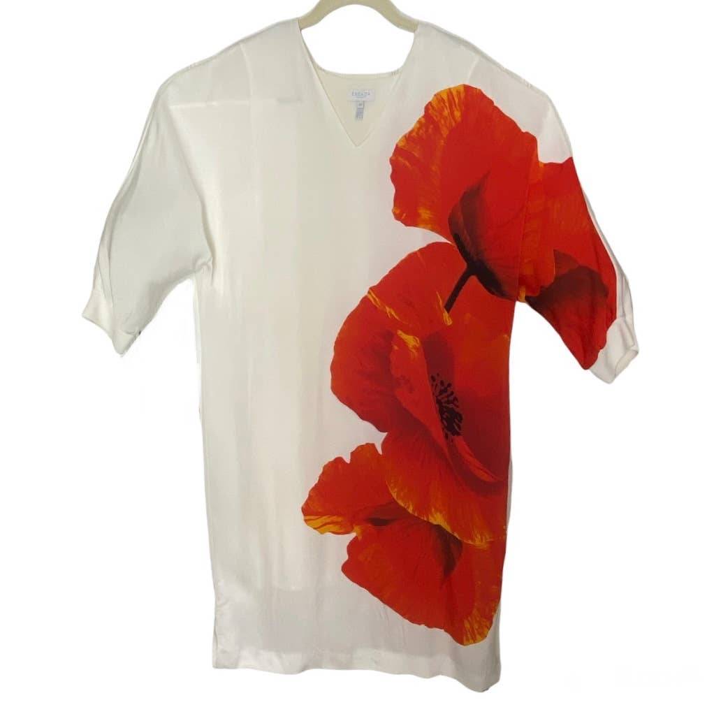 Escada Sport Off-White Dafleuras Tunic Dress