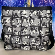 Disney parks x Harvey’s silver screen Mickey Mouse mini messenger NWT