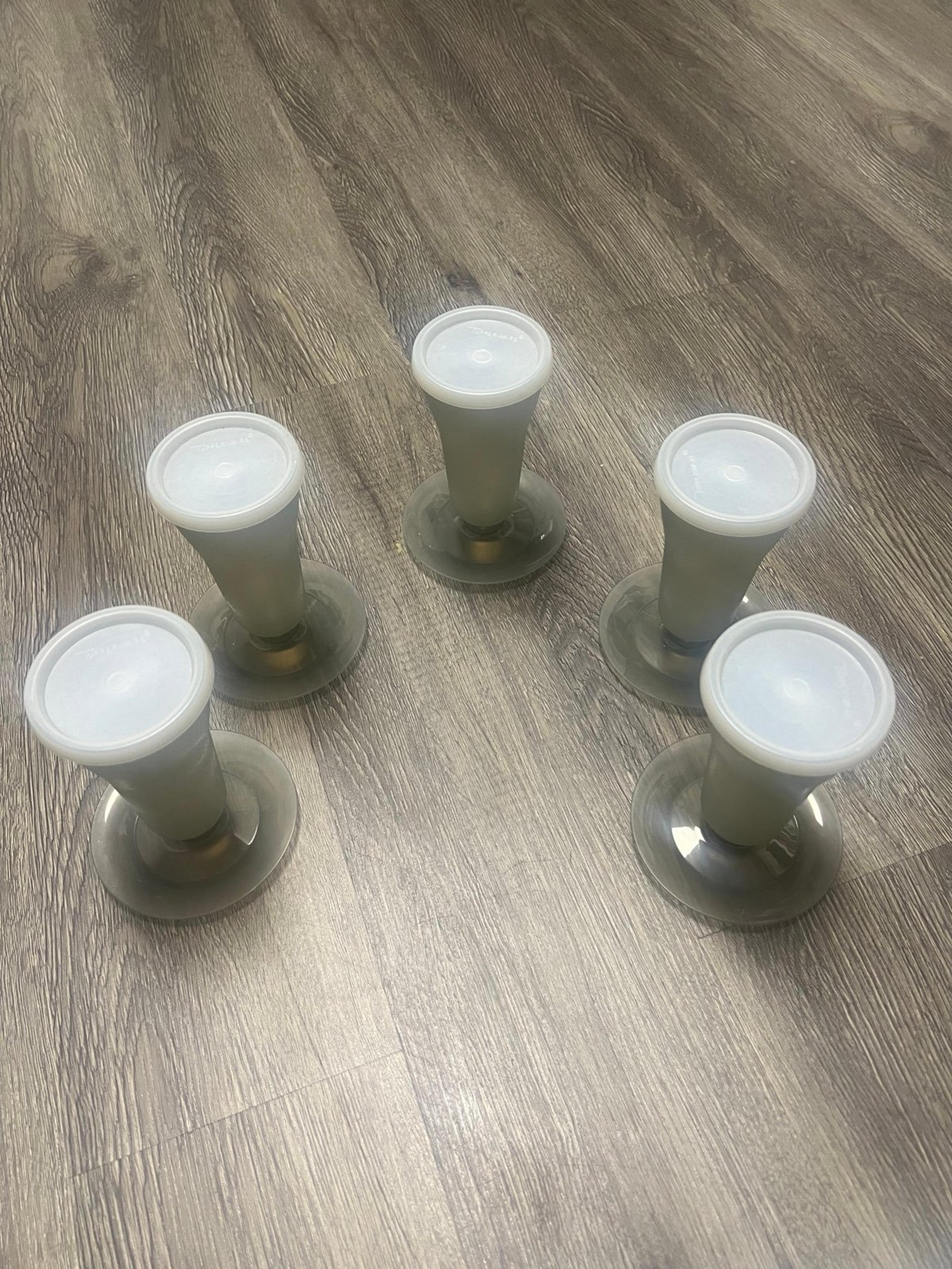 Vintage Tupperware Smoke Sundae Parfait Cups