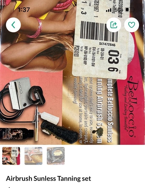 Airbrush sunless tanning sustem