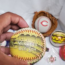 RARE Yankees vs Red Sox baseball ball So
