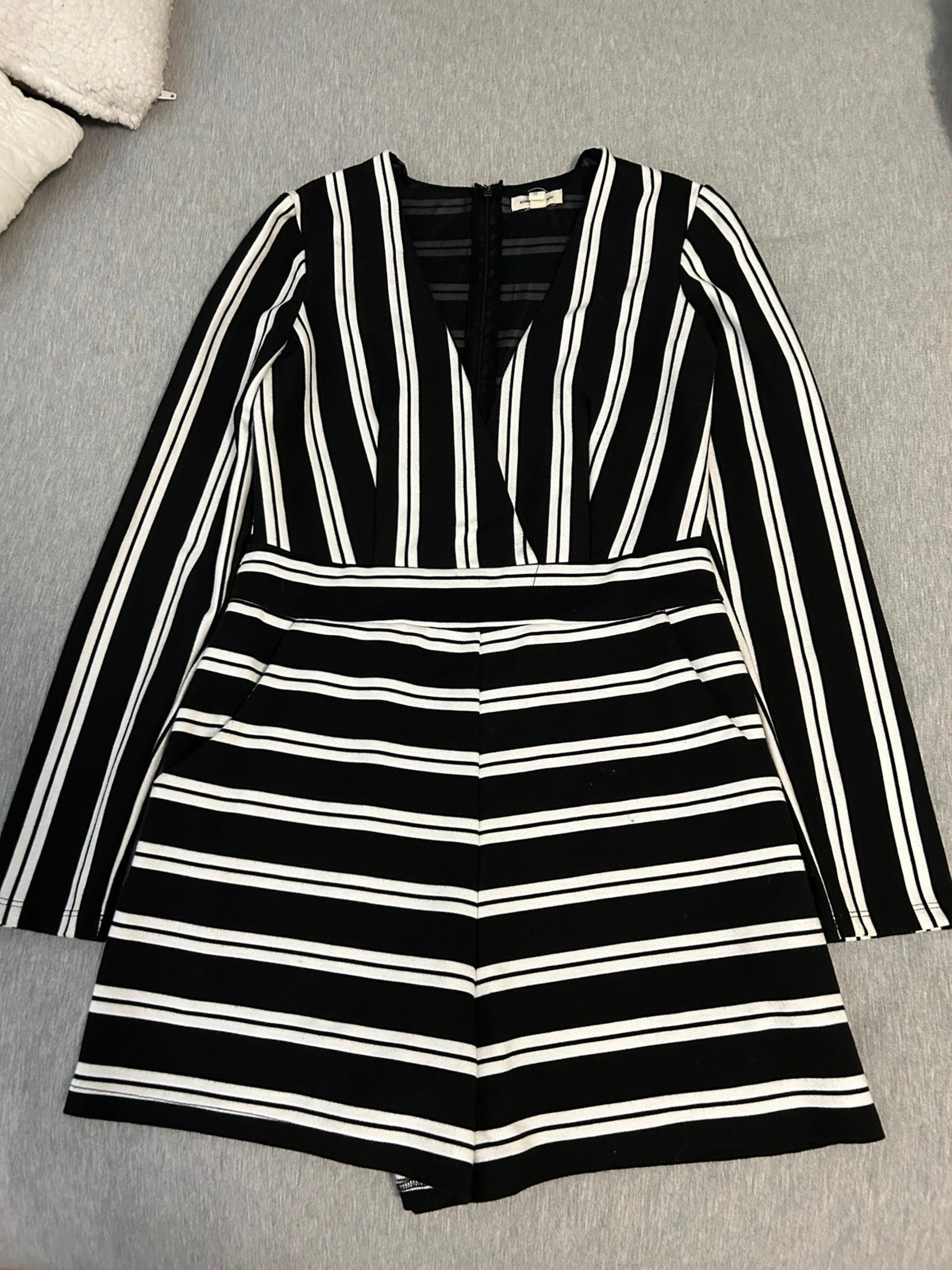 Silence and Noise Striped Romper