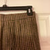 Tracy Evans Size 5 Vintage Brown Pleated Houndstooth Mini Skirt