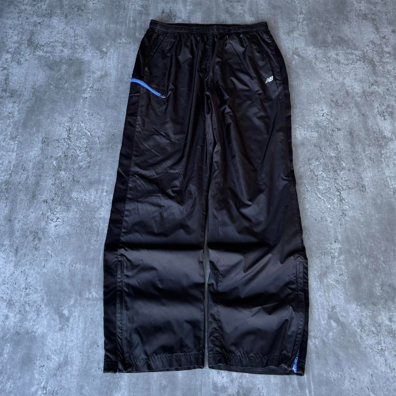 Vintage Y2K New Balance Baggy Black Grunge Opium Sweatpants