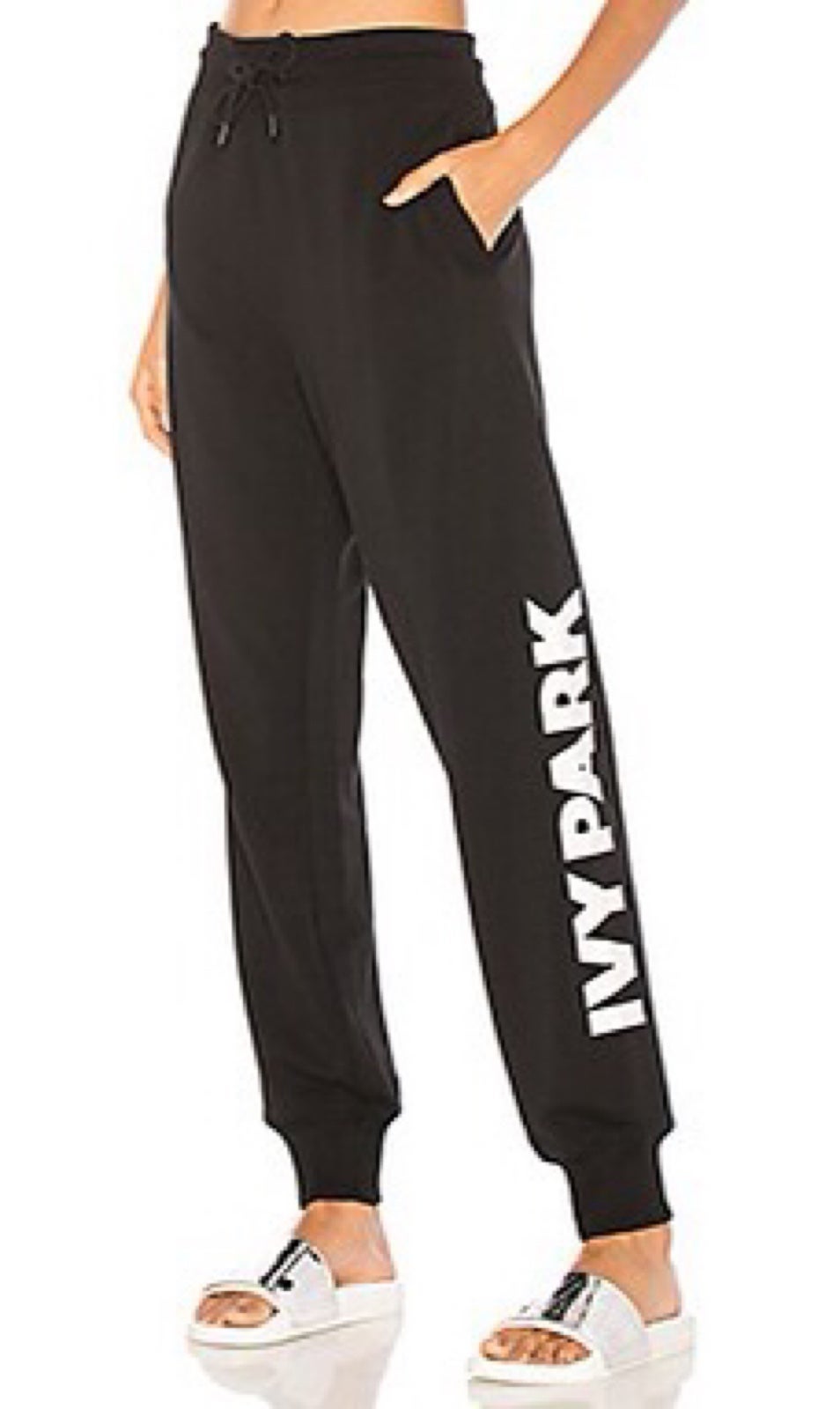 Grey ivy park joggers sale