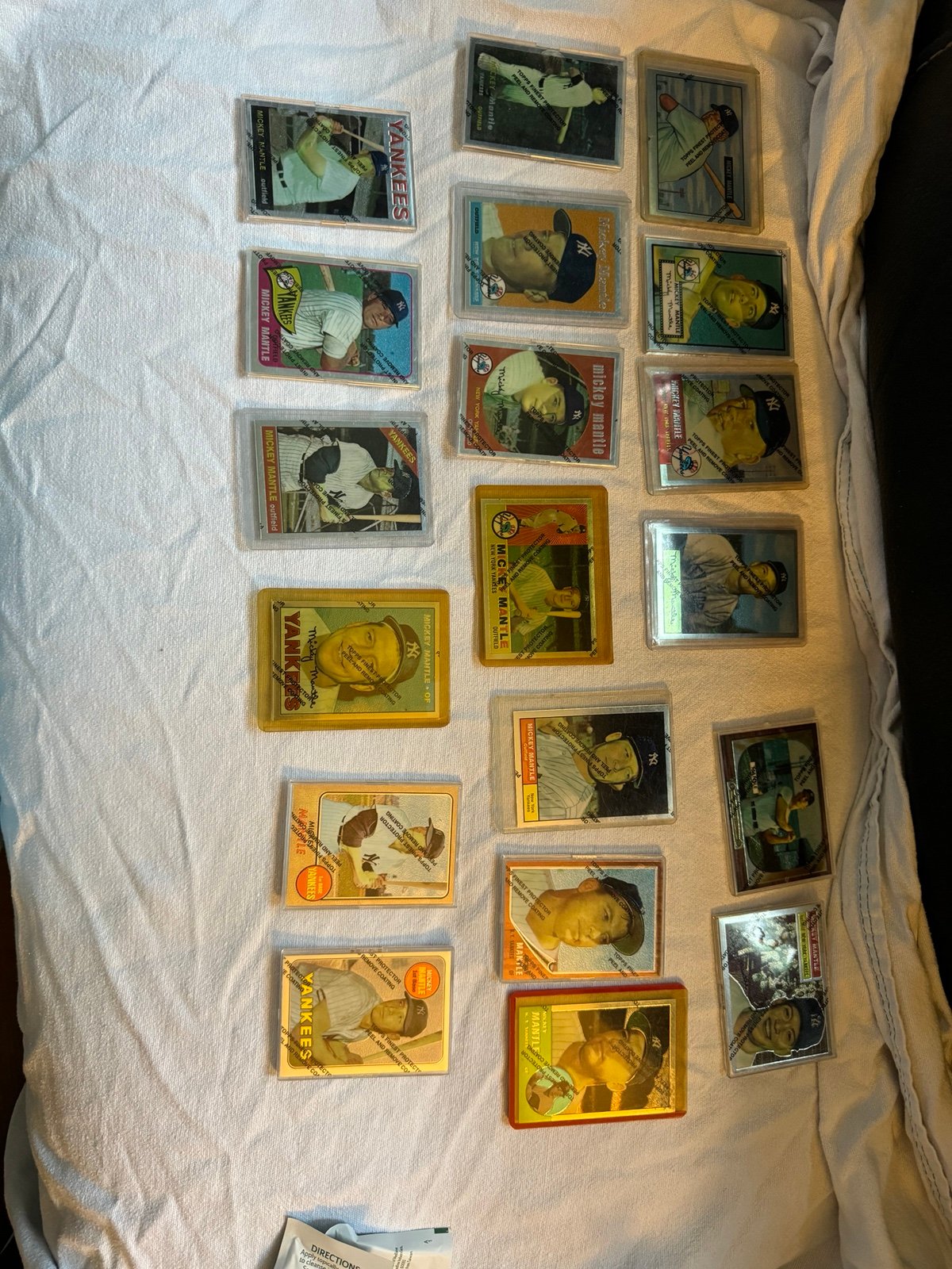 Mickey Mantle 1996 TOPPS Commemorative Set