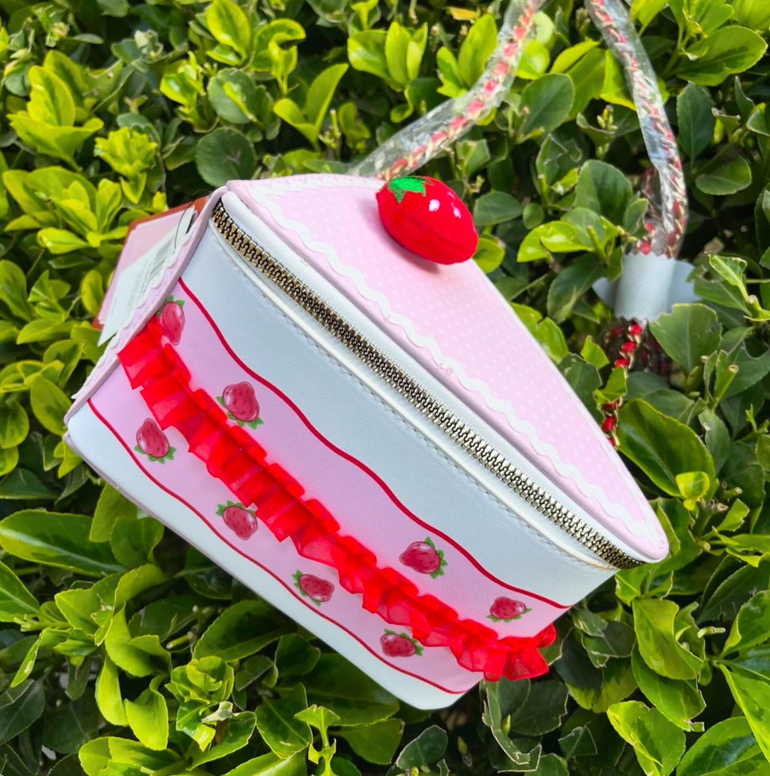 Strawberry Shortcake Cake Slice CROSSBODY PURSE NWT