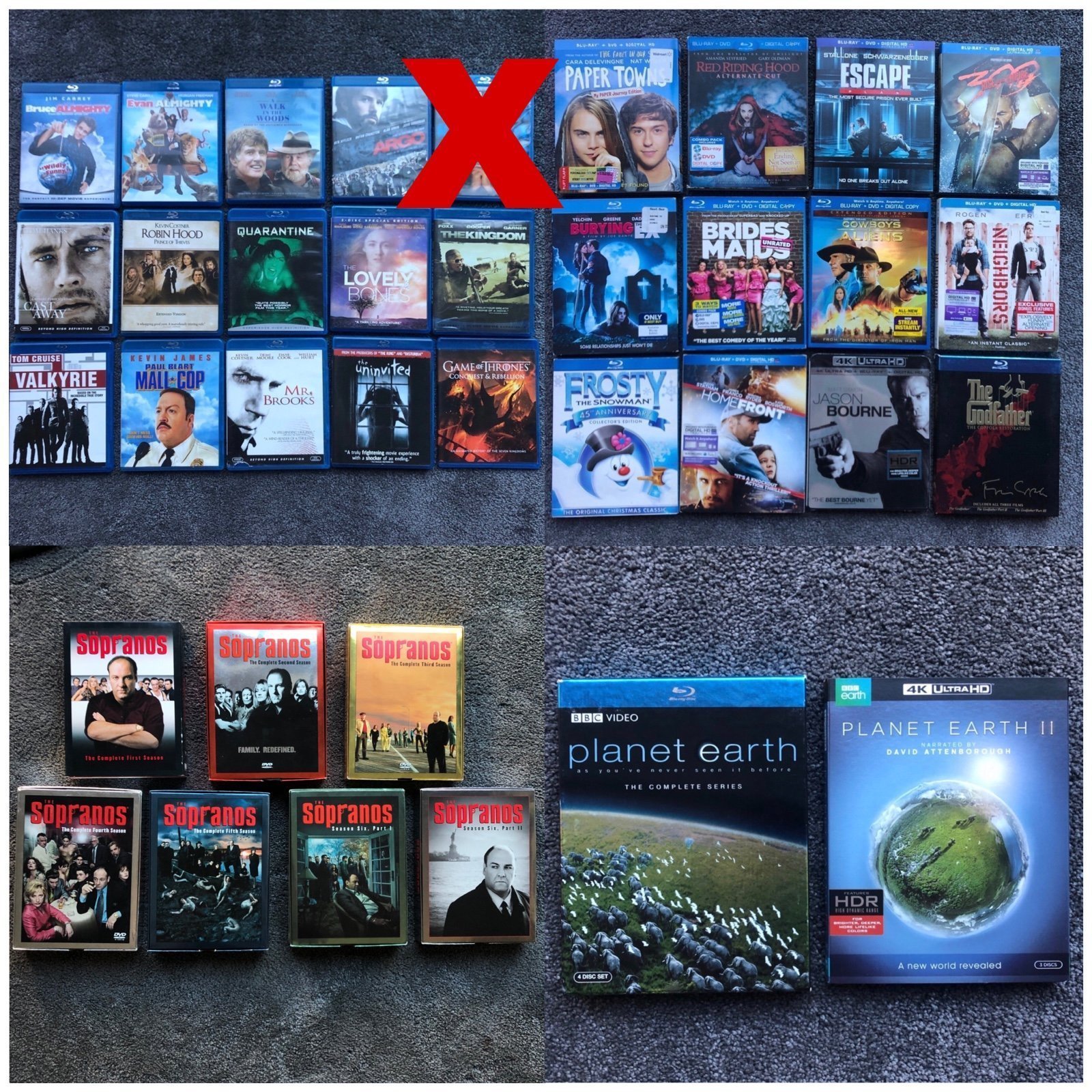 Blu Ray / 4K / DVD Movie Lot Bundle *READ FULL DESCRIPTION!*