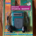Street Beat 1996 AM/FM Sports Radio w/ Headphone Model PR-35 Teal - New/Sealed