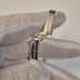 Signed M Vintage 925 Sterling Silver Twisted Knot Cuff Bracelet