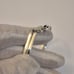 Signed M Vintage 925 Sterling Silver Twisted Knot Cuff Bracelet
