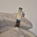 Signed M Vintage 925 Sterling Silver Twisted Knot Cuff Bracelet