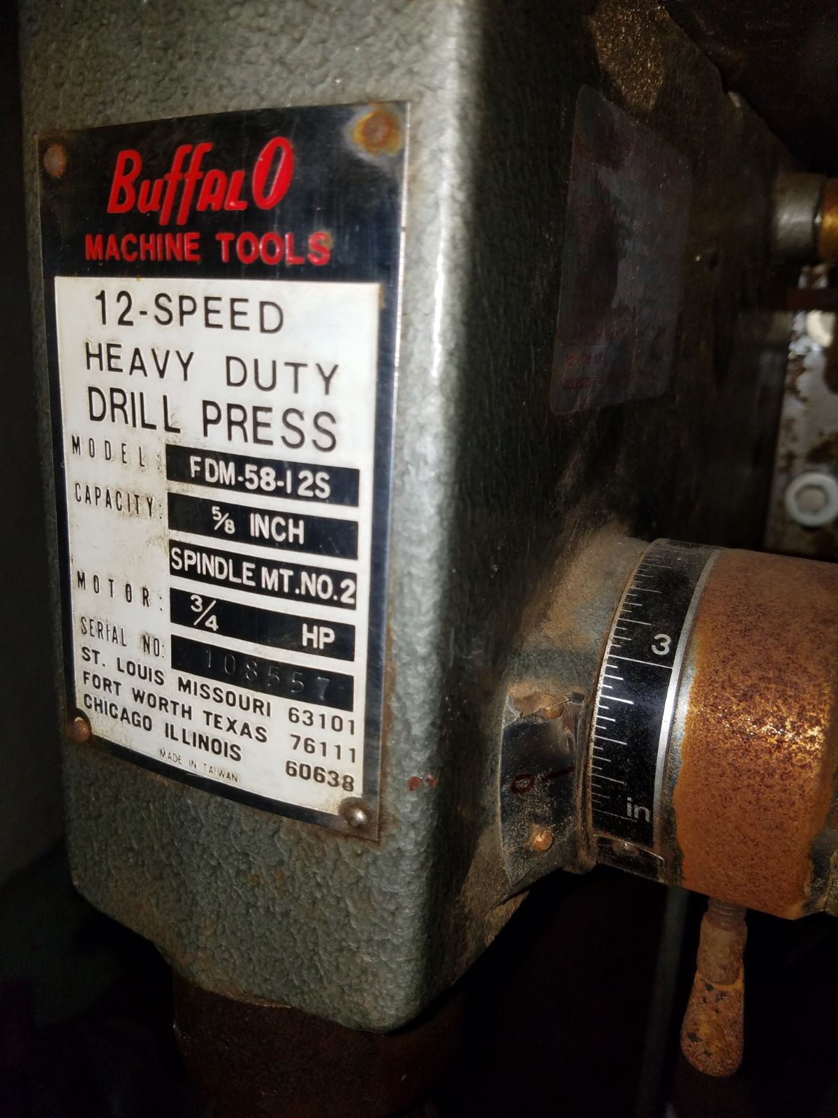 12 speed drill press