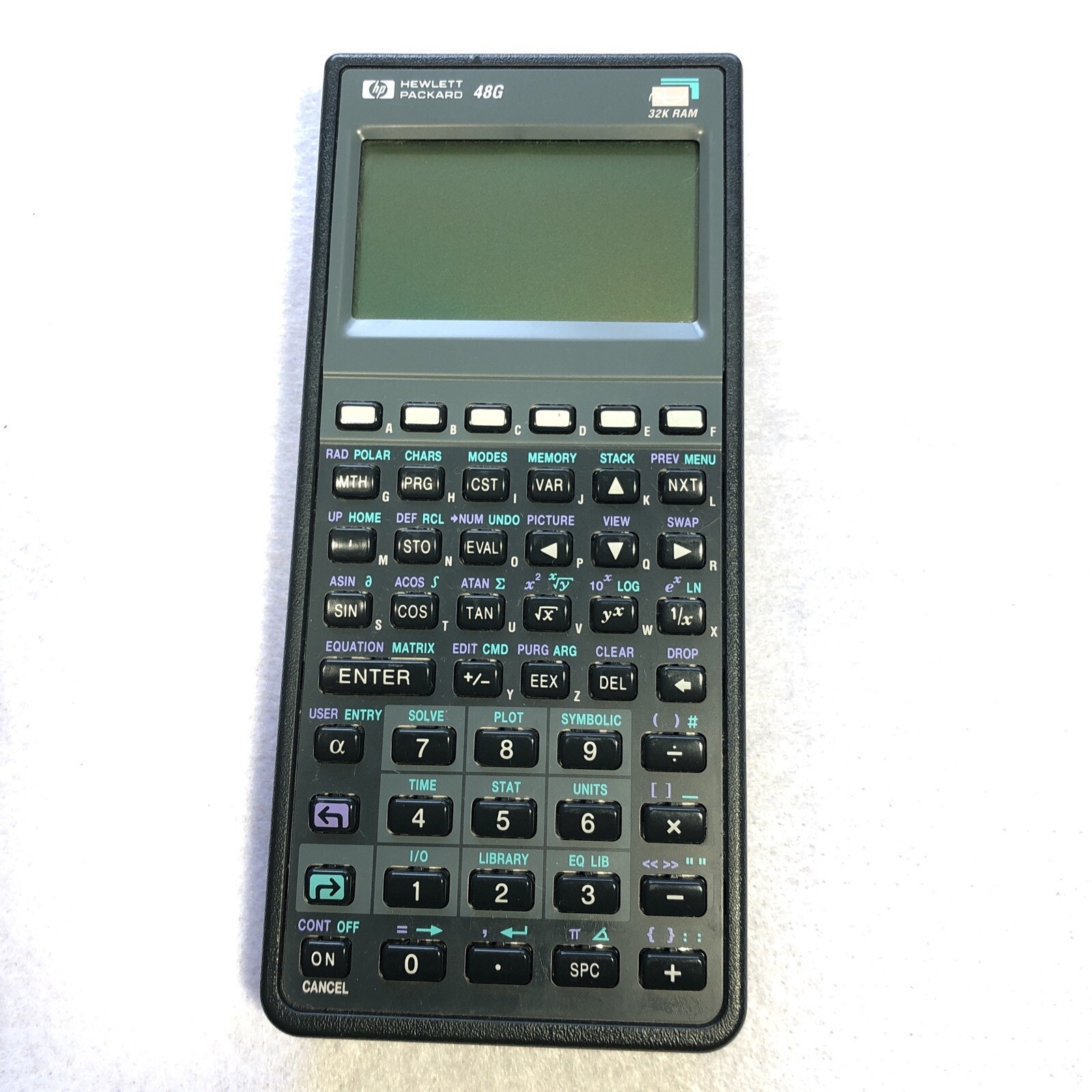 Hewlett Packard HP 48G 32K Ram Programmable Graphing Calculator Tested Working