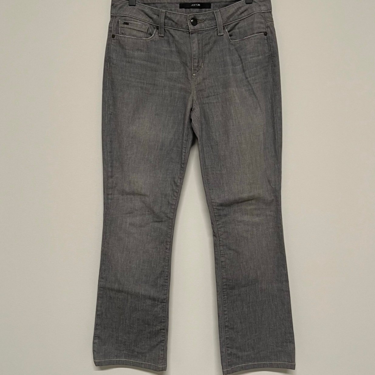 Joe’s Jeans Gray Denim Jeans Icon Fir Boot Cut Slight Flare Women’s Size 28 NWOT
